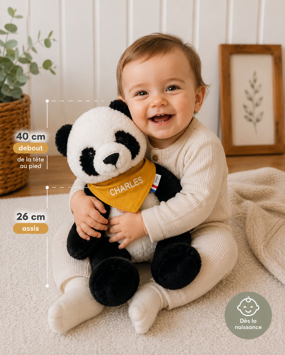 đŒ Le Panda personnalisĂ© â Un compagnon unique