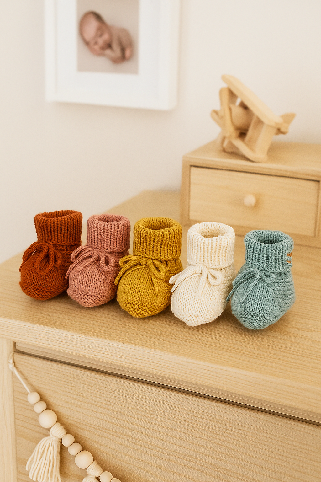 Chaussons Tricotés main