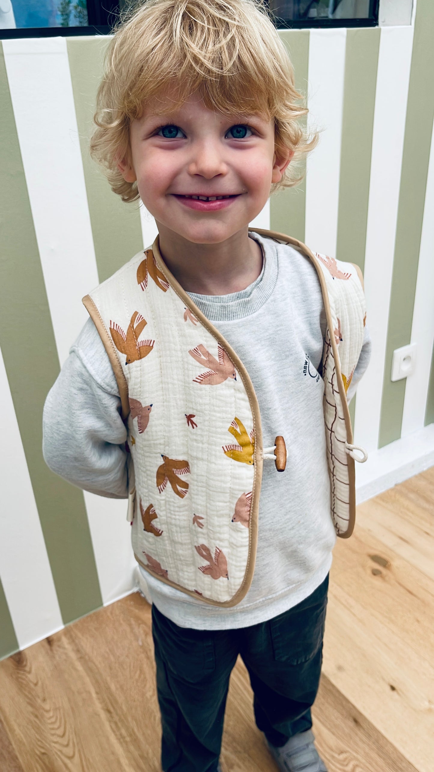 Gilet de berger Matelassé "réversible"