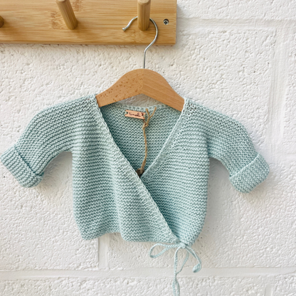 Layette bébé tricoté main