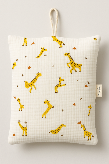 Le coussin de sieste avec cordon