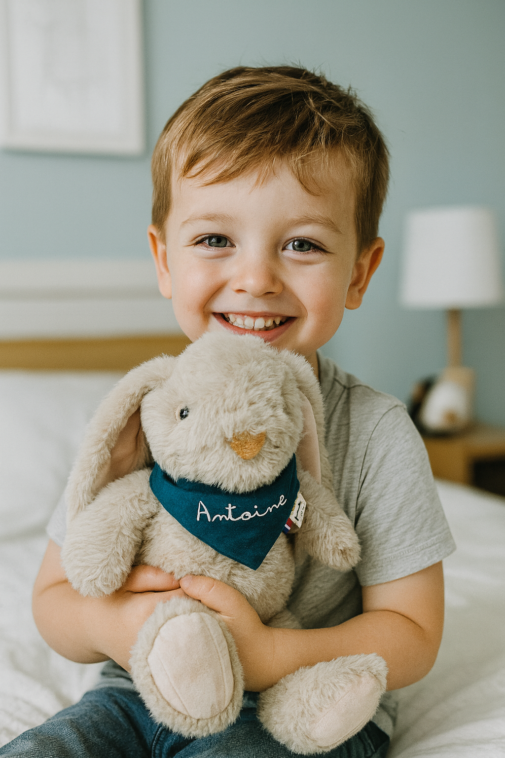 Le Doudou Lapinou Personnalisé