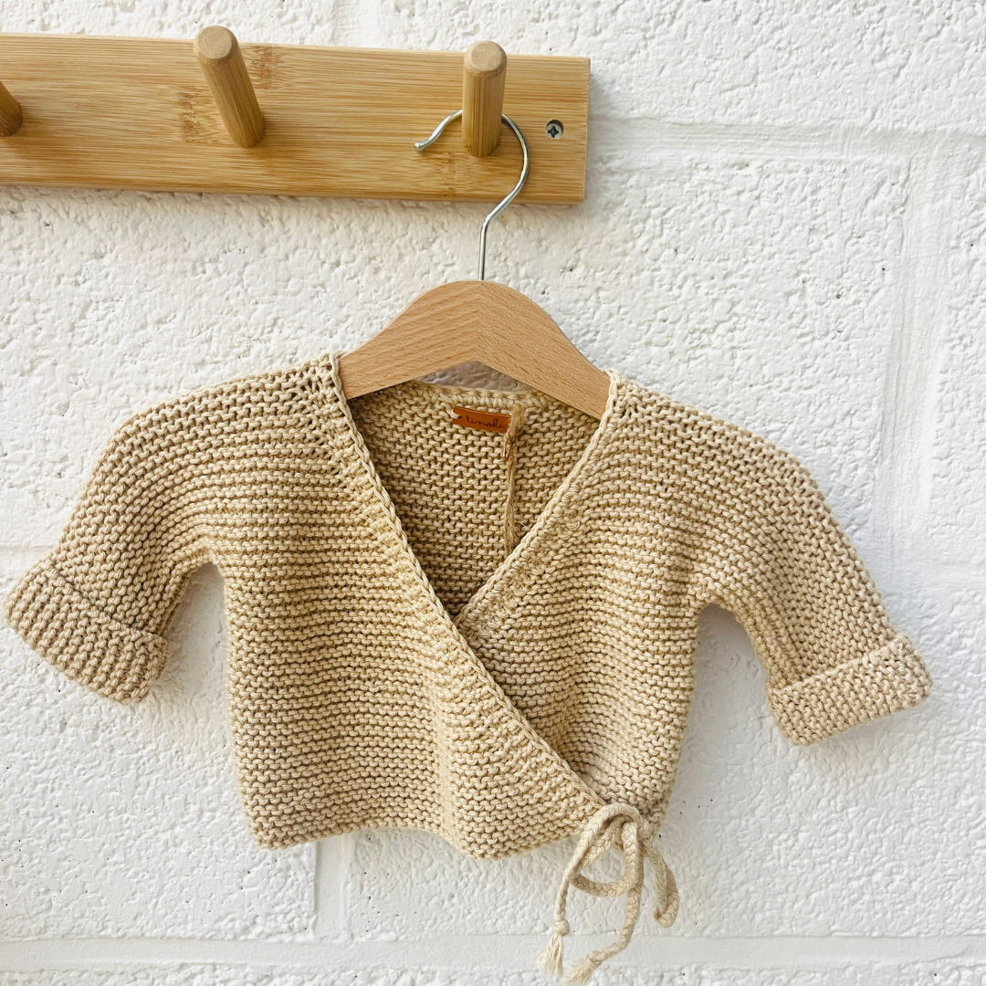 Layette bébé tricoté main