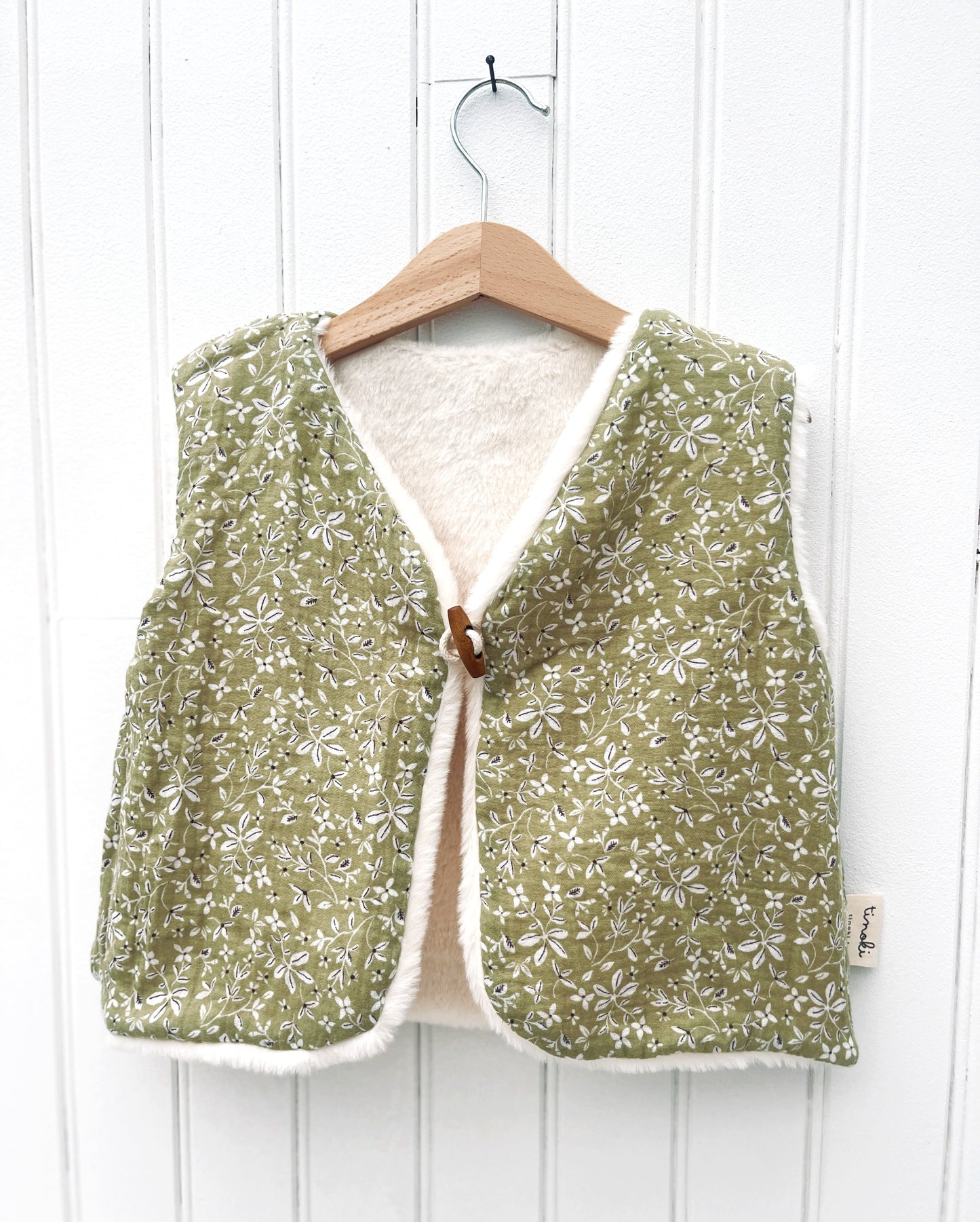 Le Gilet de Berger "Réversible"  2 looks en 1