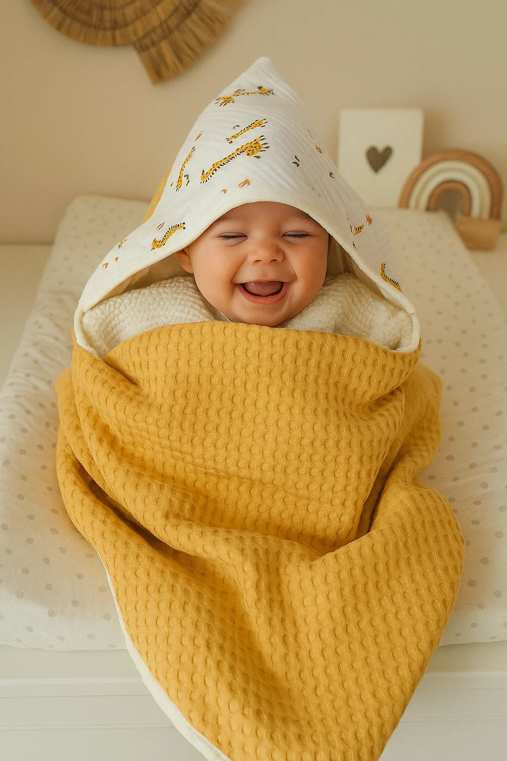 Cape de bain & Couverture 2-en-1