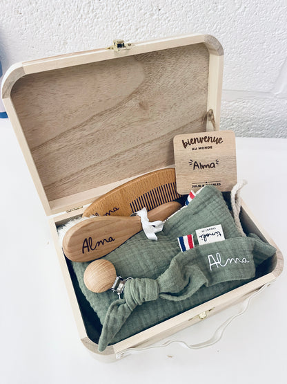 Valisette en bois Personnalisée