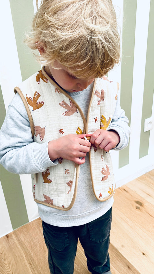 Gilet de berger Matelassé "réversible"
