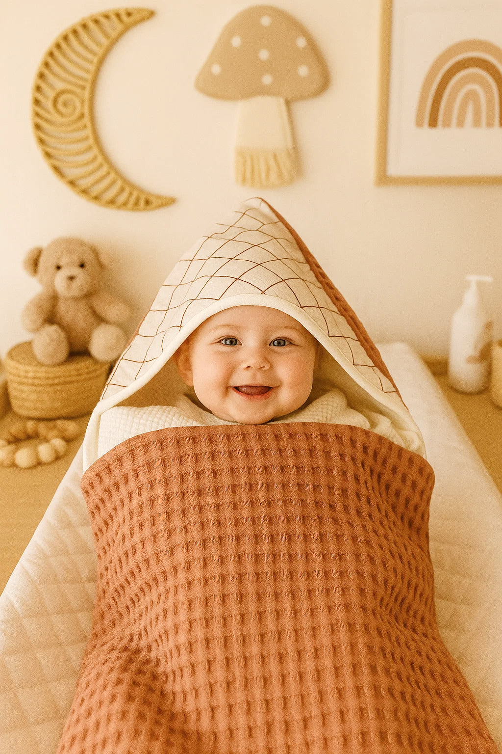 Cape de bain & Couverture 2-en-1