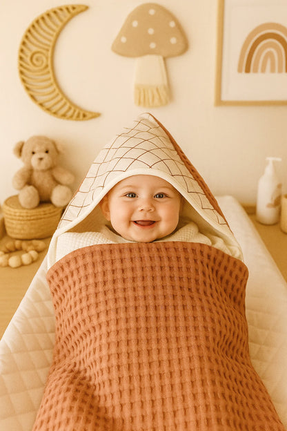 Cape de bain & Couverture 2-en-1