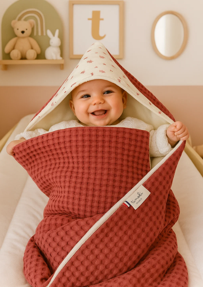 Cape de bain & Couverture 2-en-1
