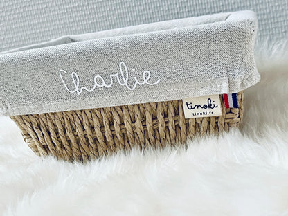 Le Panier en Osier & Lin