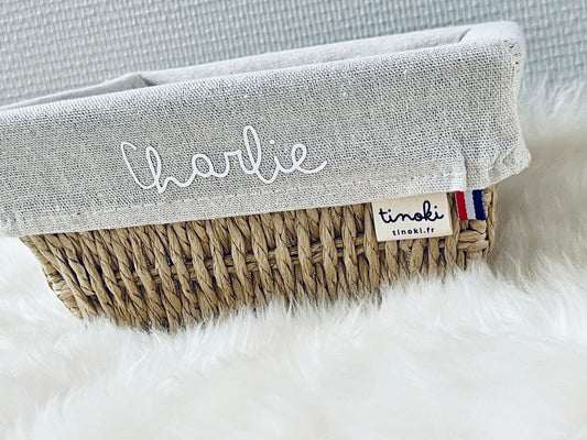 Le Panier en Osier & Lin