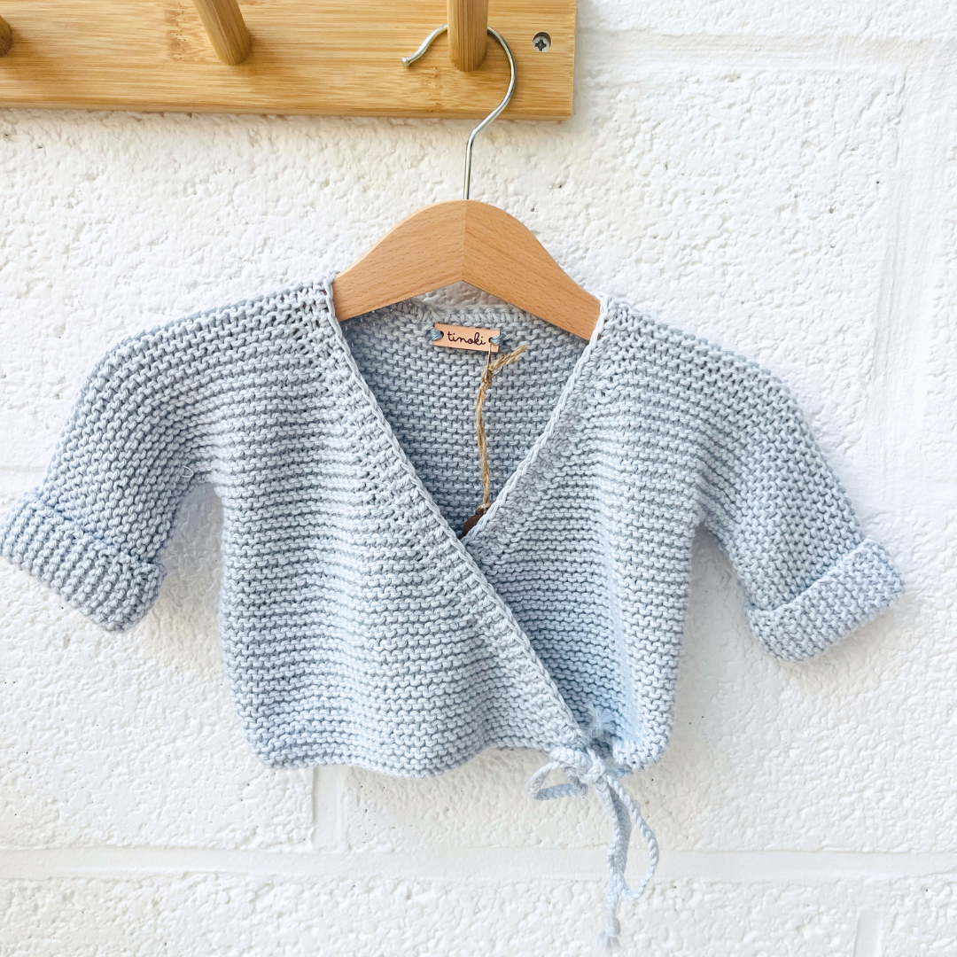 Layette bébé tricoté main