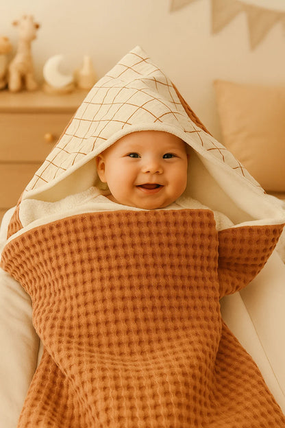 Cape de bain & Couverture 2-en-1