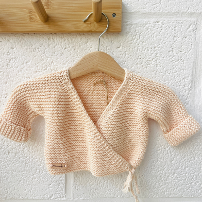 Layette bébé tricoté main
