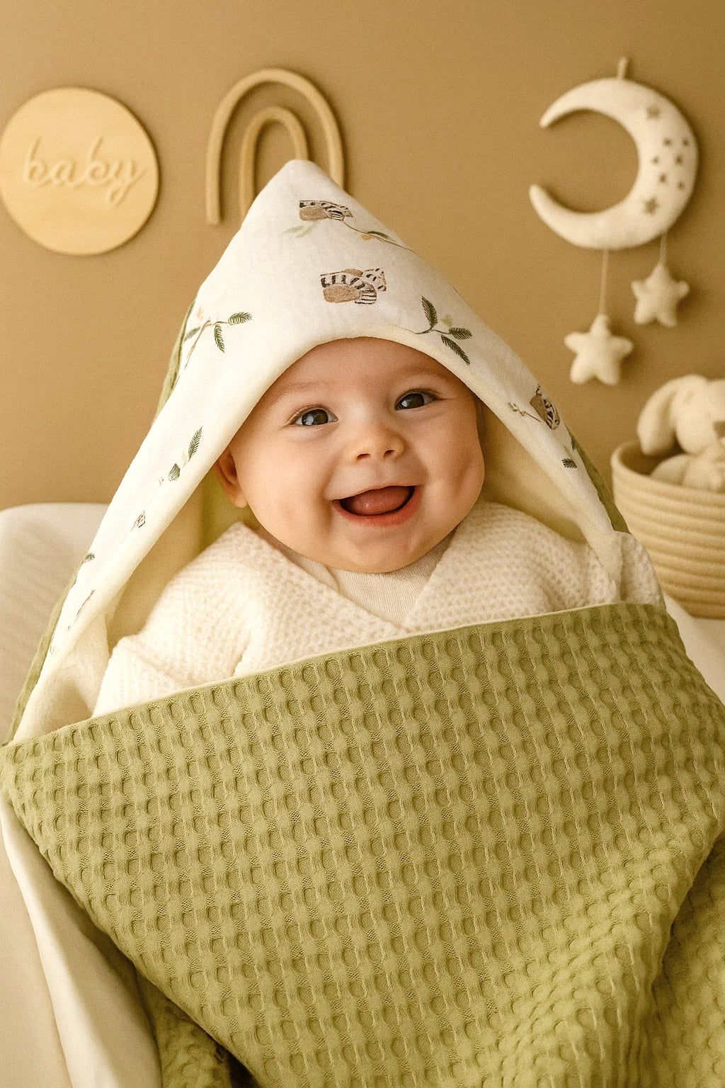 Cape de bain & Couverture 2-en-1