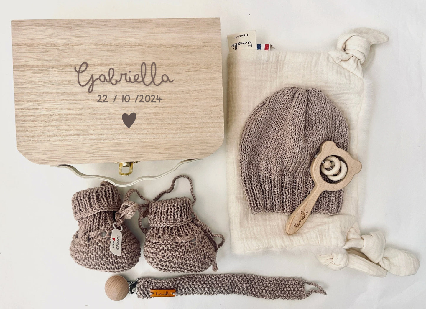 Valisette en bois Personnalisée