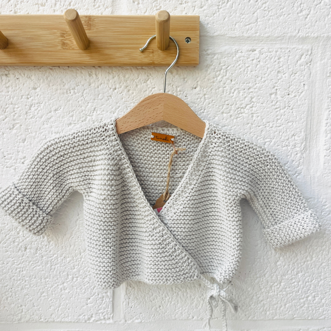 Layette bébé tricoté main