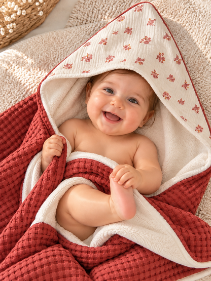 Cape de bain & Couverture 2-en-1