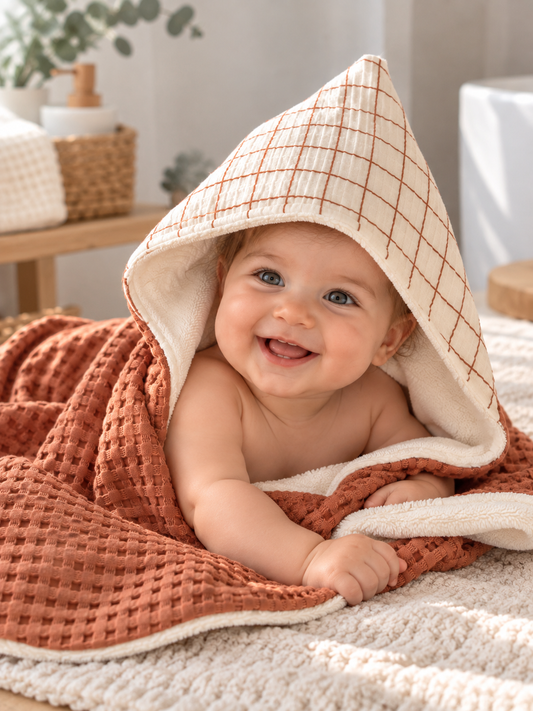 Cape de bain & Couverture 2-en-1