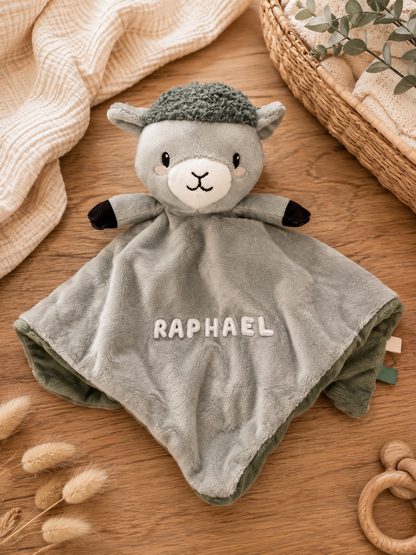 🐑 Doudou Agneau Personnalisé