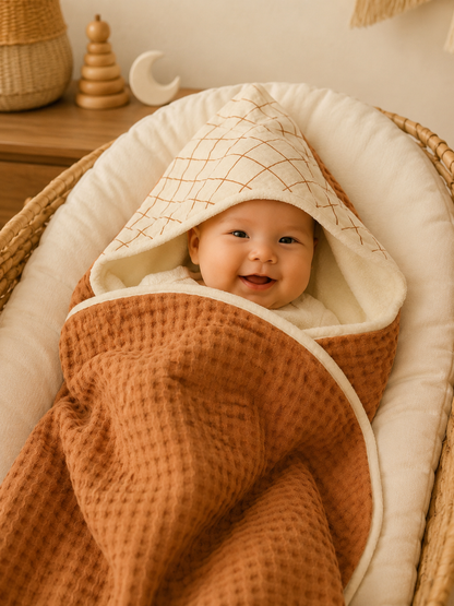 Cape de bain & Couverture 2-en-1