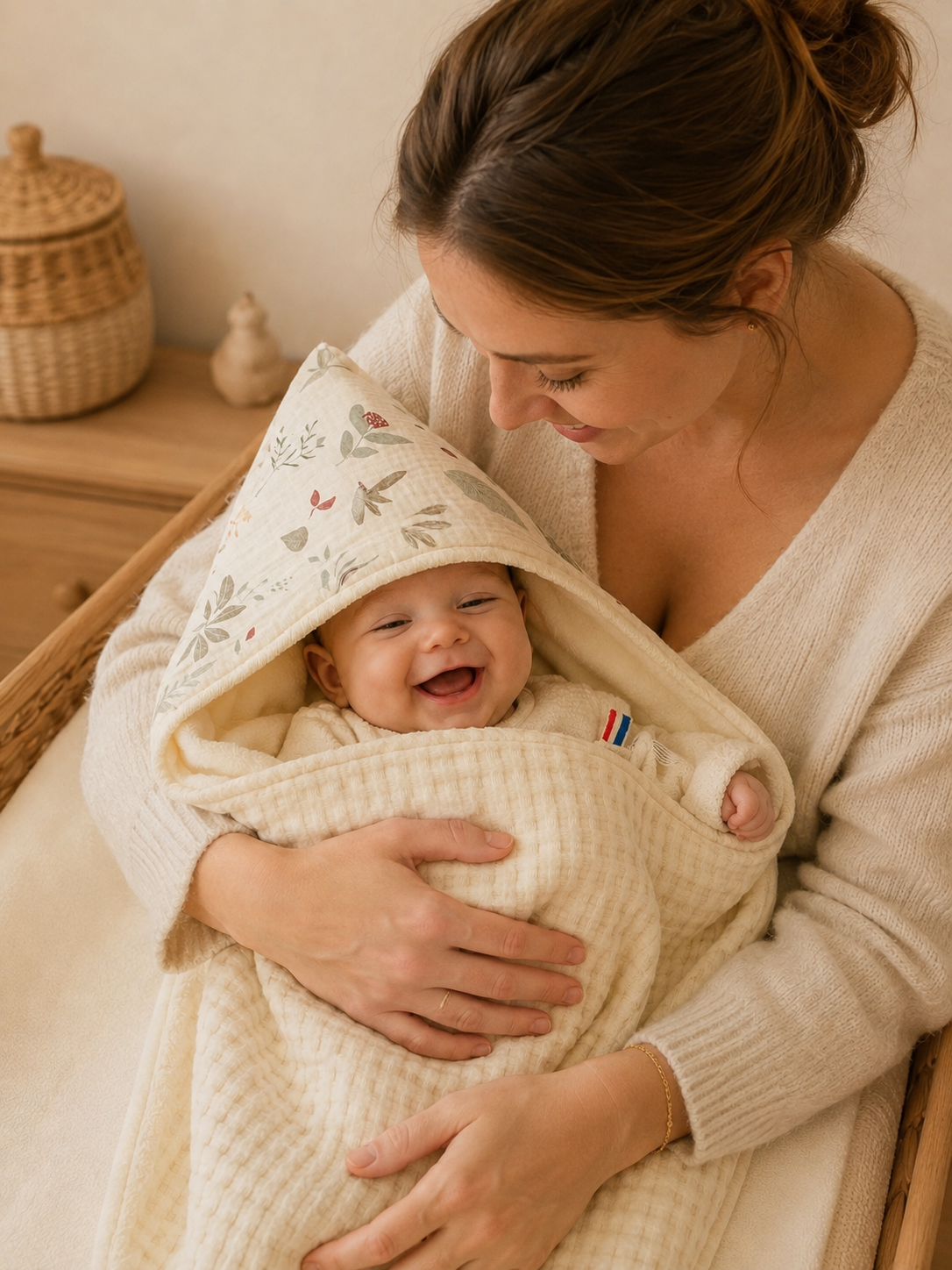 Cape de bain & Couverture 2-en-1