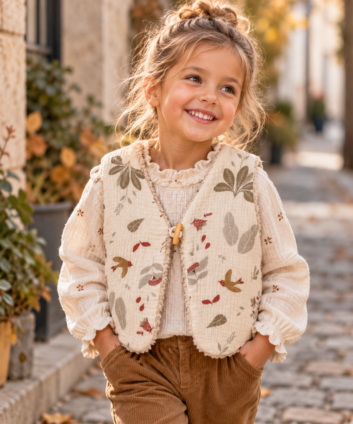 Le gilet de berger Réversible " 2 looks en 1 "