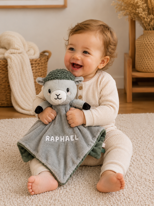 🐑 Doudou Agneau Personnalisé